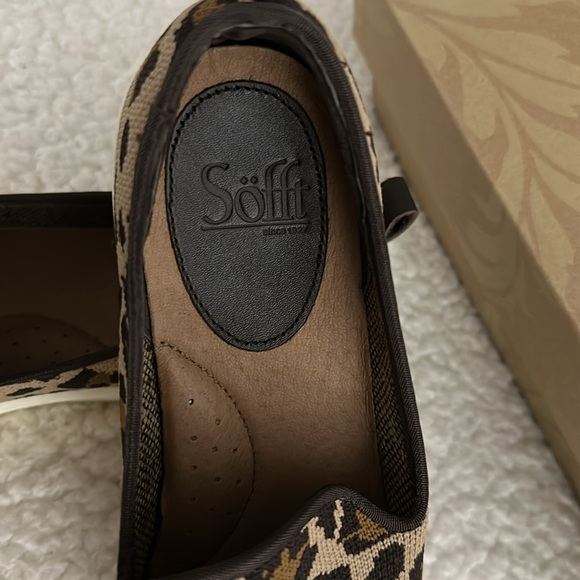 Söfft Somers Slip-On Sneaker (Women) 9M Leopard Tan Knit - Picture 5 of 9